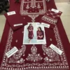 2 Pcs Women's Unstitched Embroidered Suit